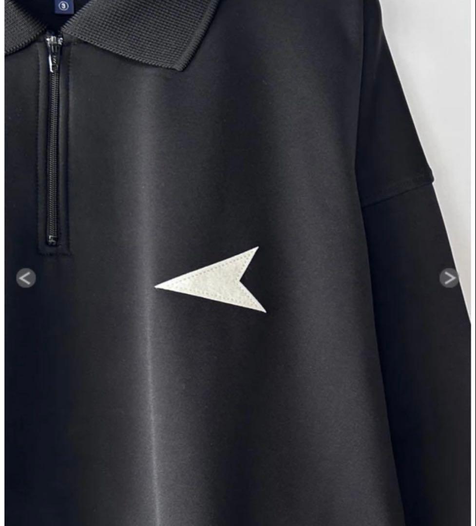 DESCENDANT/CETUS POLO JERSEY (BLACK)サイズ2