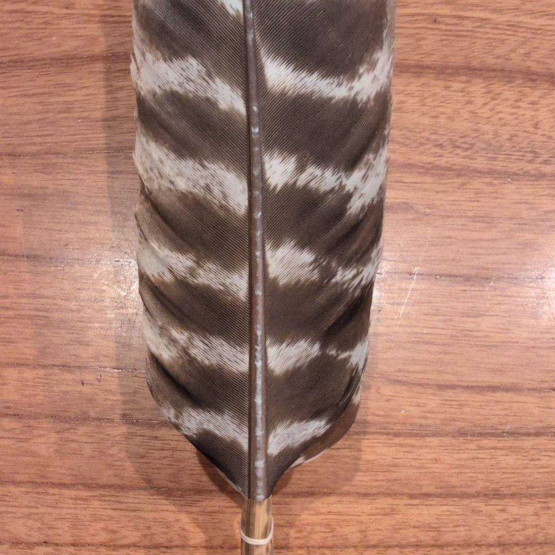 羽箒2点　(1点は未使用 箒博作)