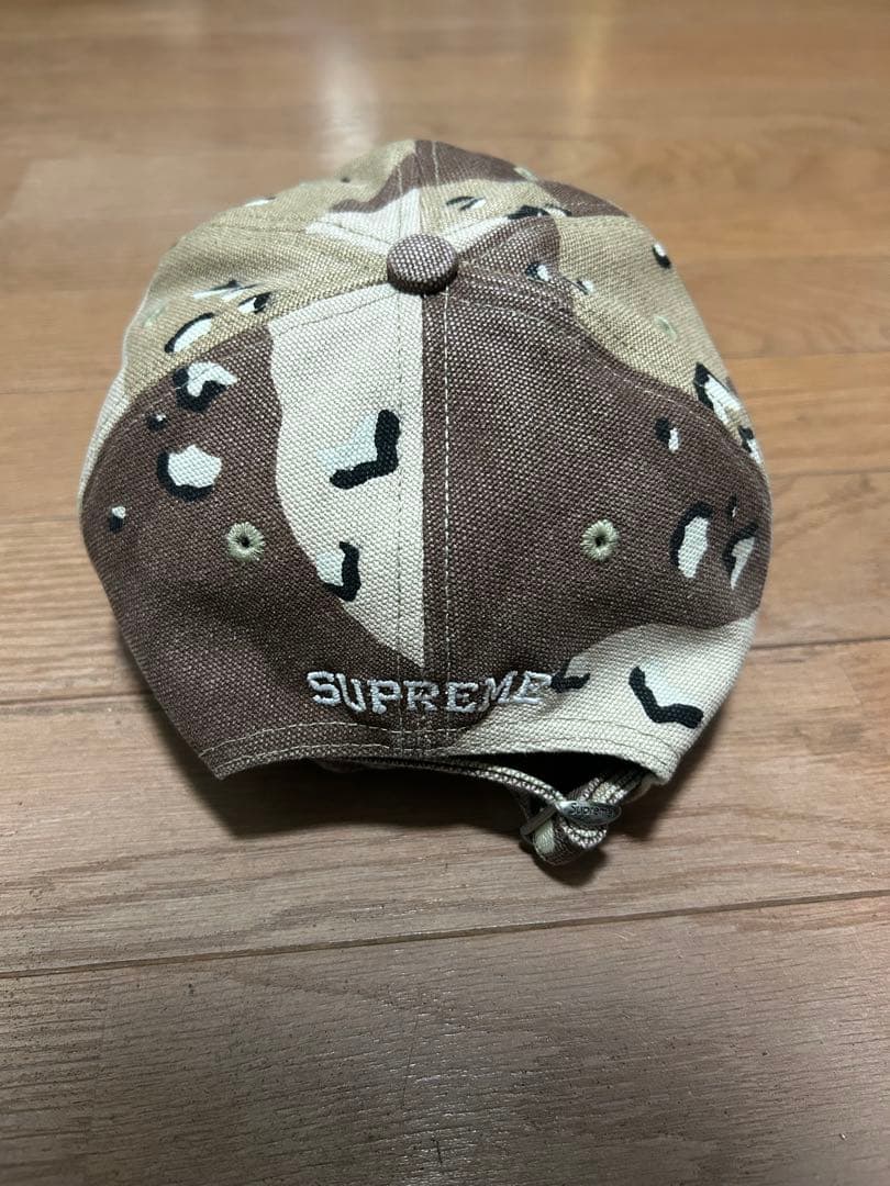 supreme Sロゴ キャップ 迷彩 人気商品 状態〇