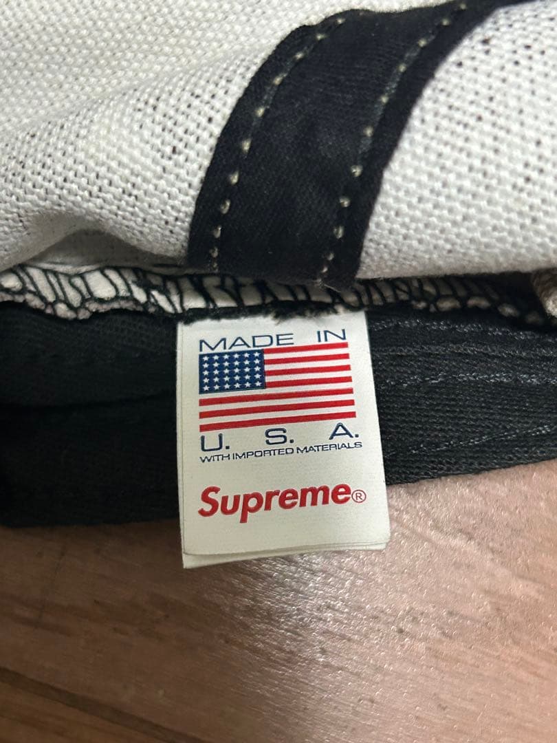 supreme Sロゴ キャップ 迷彩 人気商品 状態〇