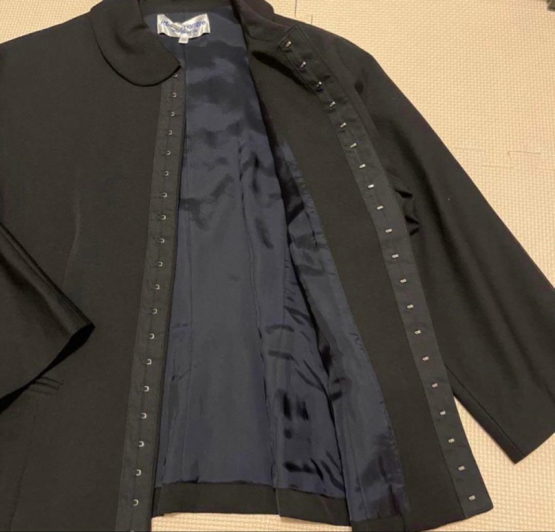 丸襟　COMME des GARÇONS ブラック テーラードジャケット M