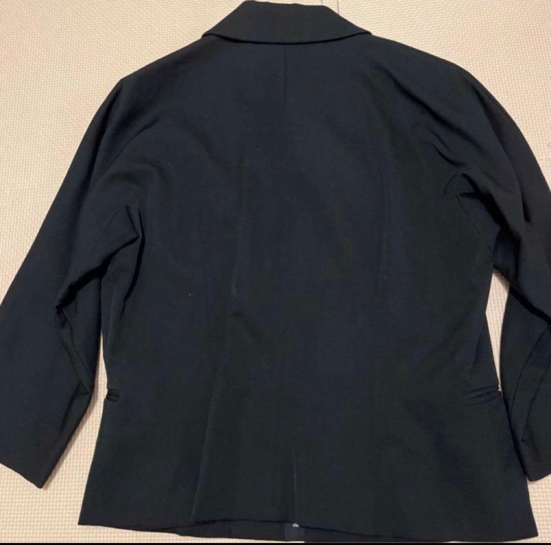 丸襟　COMME des GARÇONS ブラック テーラードジャケット M