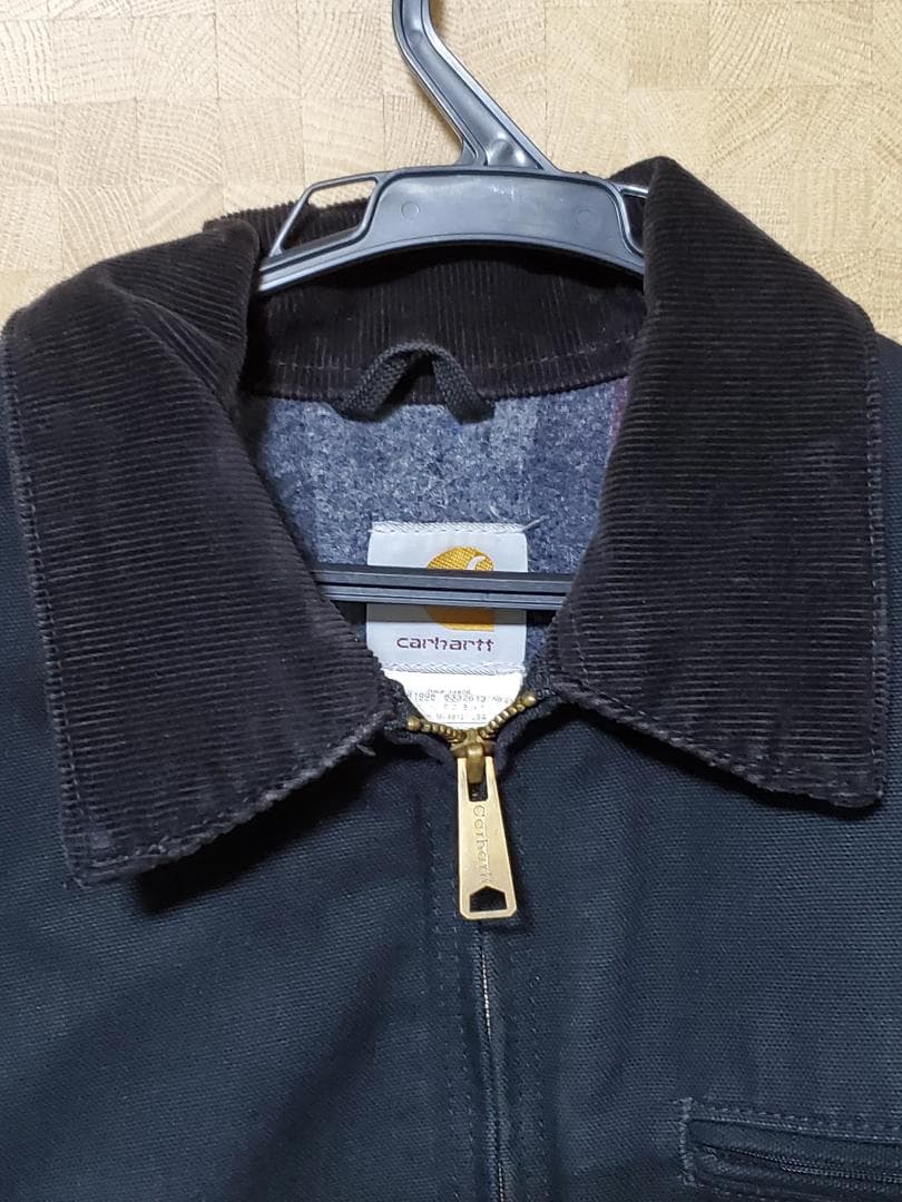 デトロイトジャケット carhartt カーハートブラック メキシコ製