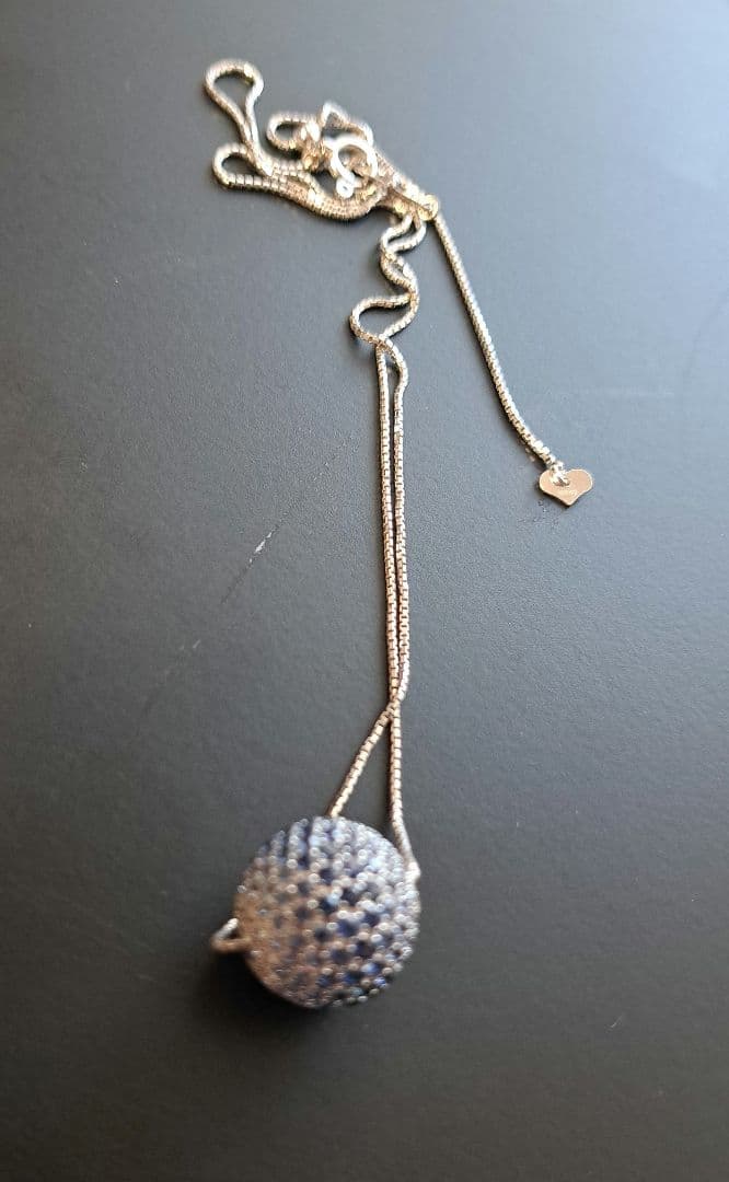 【美品】ネックレス(サファイア)