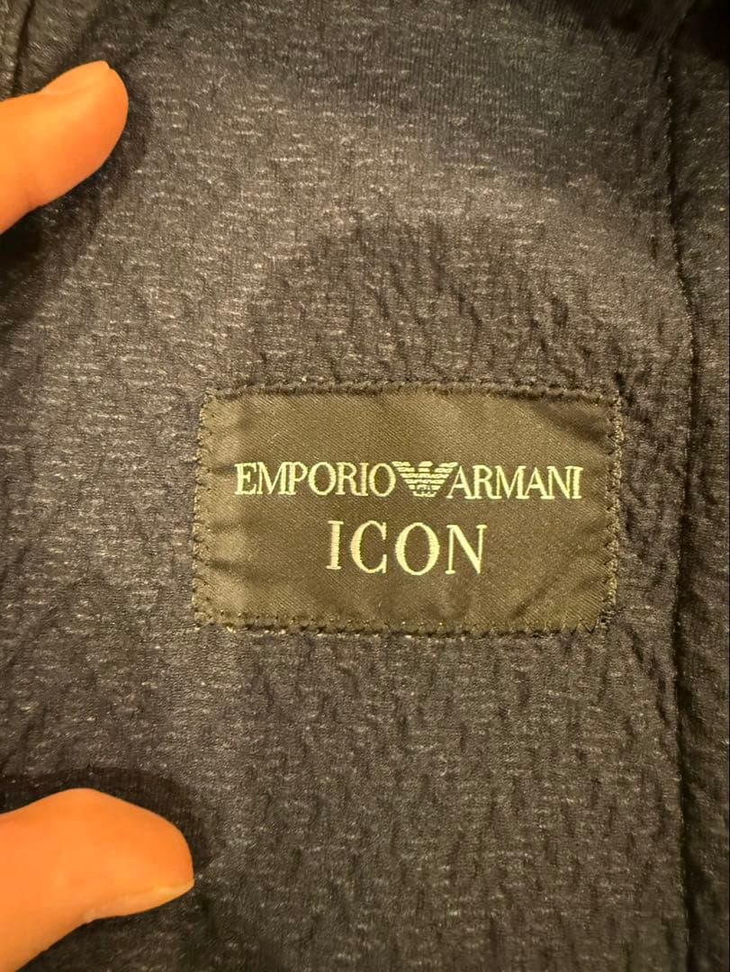 エンポリオアルマーニ　テーラードジャケット　54 ヘリンボーン柄