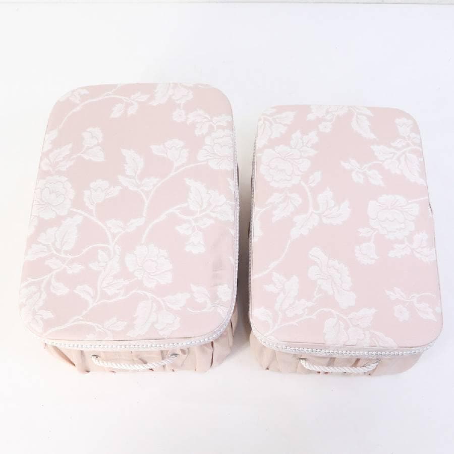 ジェニファーテイラー 収納ボックス 2個セット エアルームピンク クラシカル