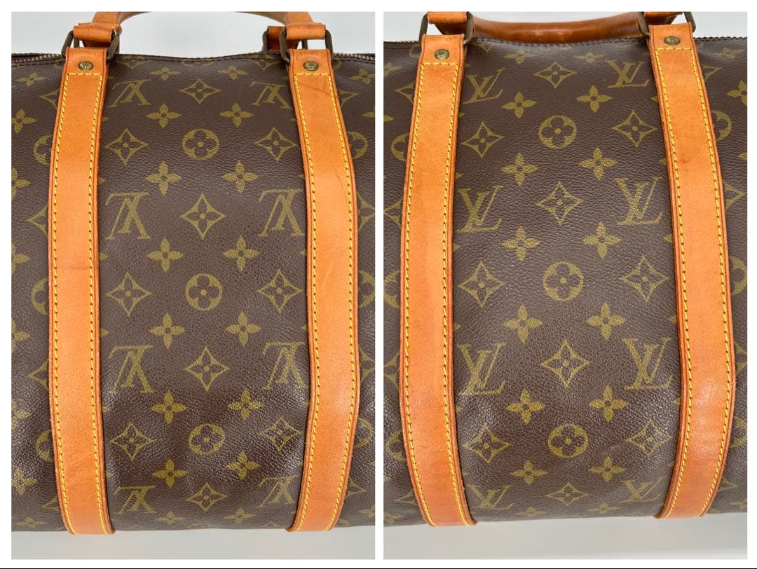 ルイヴィトン ボストンバッグ キーポル50 モノグラム 希少 ECLAIR