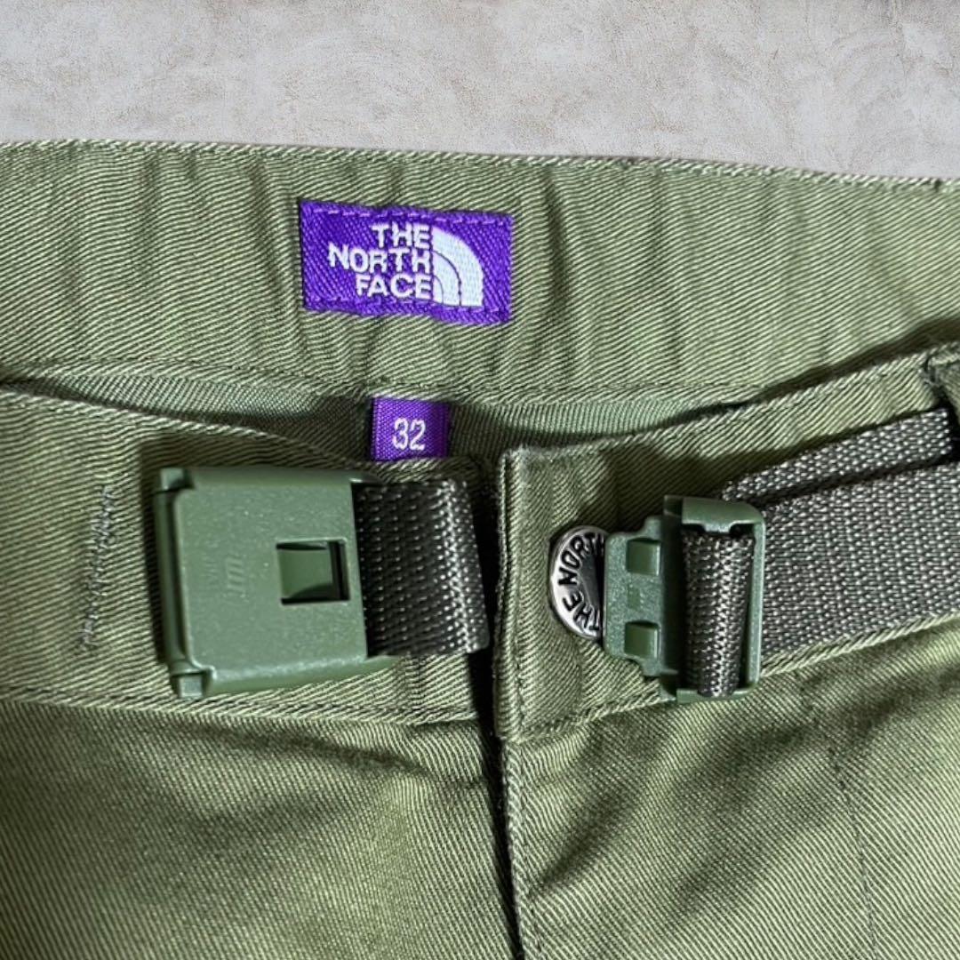 ノースフェイス　パープルレーベル　チノ　テーパード　パンツ　32 カーキグリーン