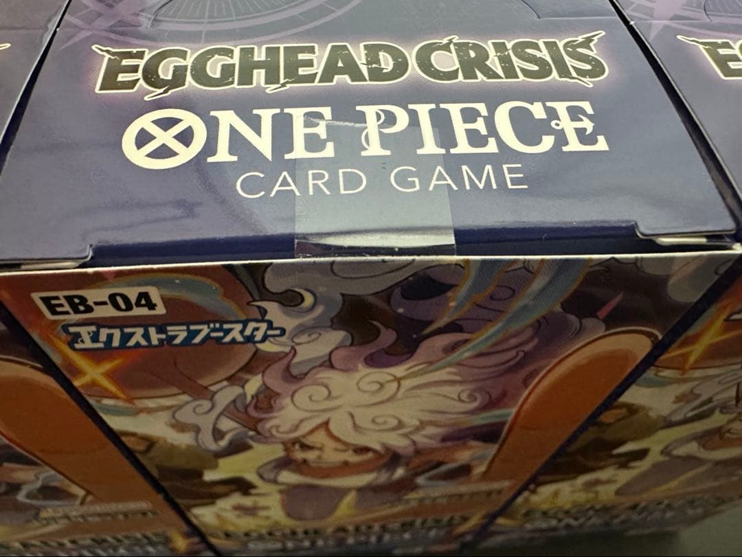ONE PIECEカード　EGGHEAD CRISIS テープ未開封3box