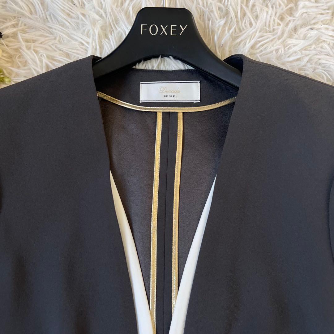 BEIGE ベイジ CINDY ダブル カラー ノーカラー ジャケット 6