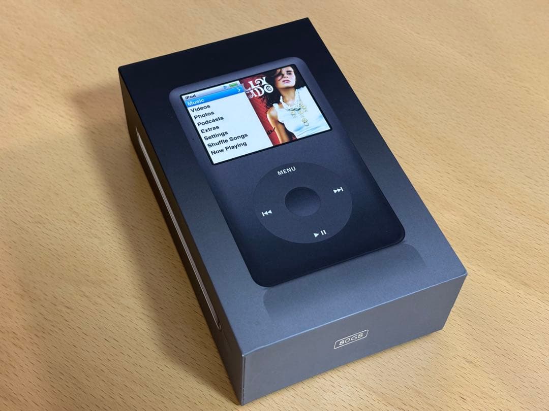 Apple iPod Classic 80GB ケーブル 箱付き！