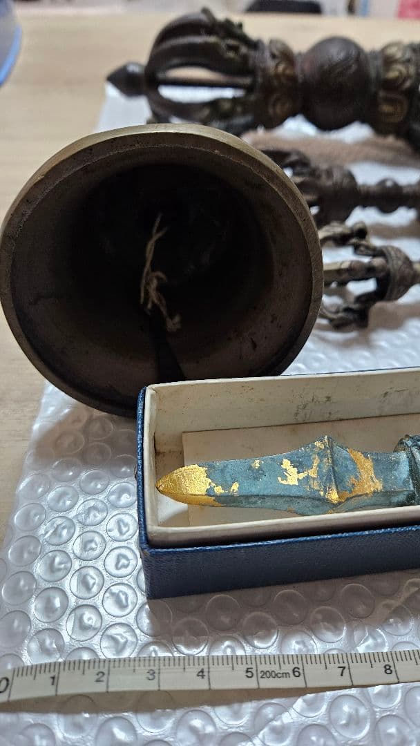 密教法具　五鈷鈴　ガンダー　古物　　5点