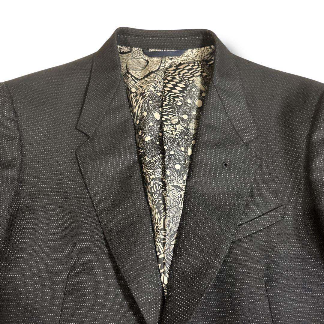 ポールスミスコレクション スーツ セットアップ 総柄 シルク混 サイドステッチ