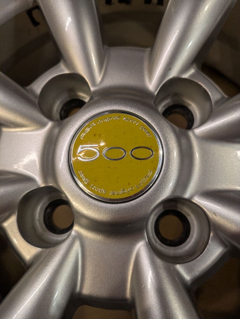 フィアット500用 アルミホイール4本セット