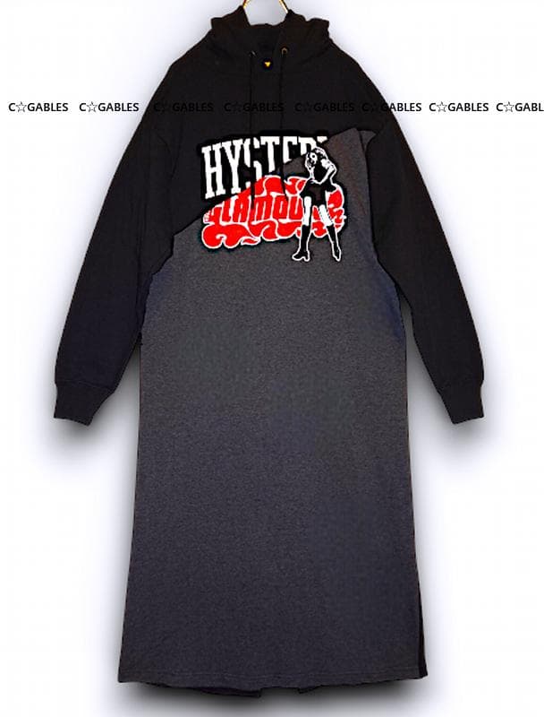 ★美品★ヒステリックグラマー　ヴィクセンガール　スウェット パーカーワンピース