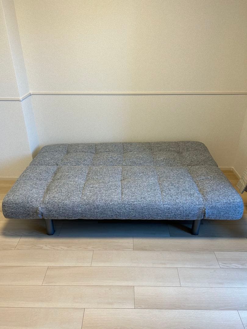 ニトリ　グレー ソファベッド