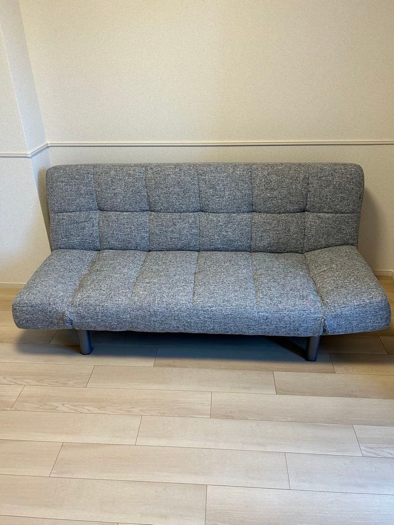 ニトリ　グレー ソファベッド