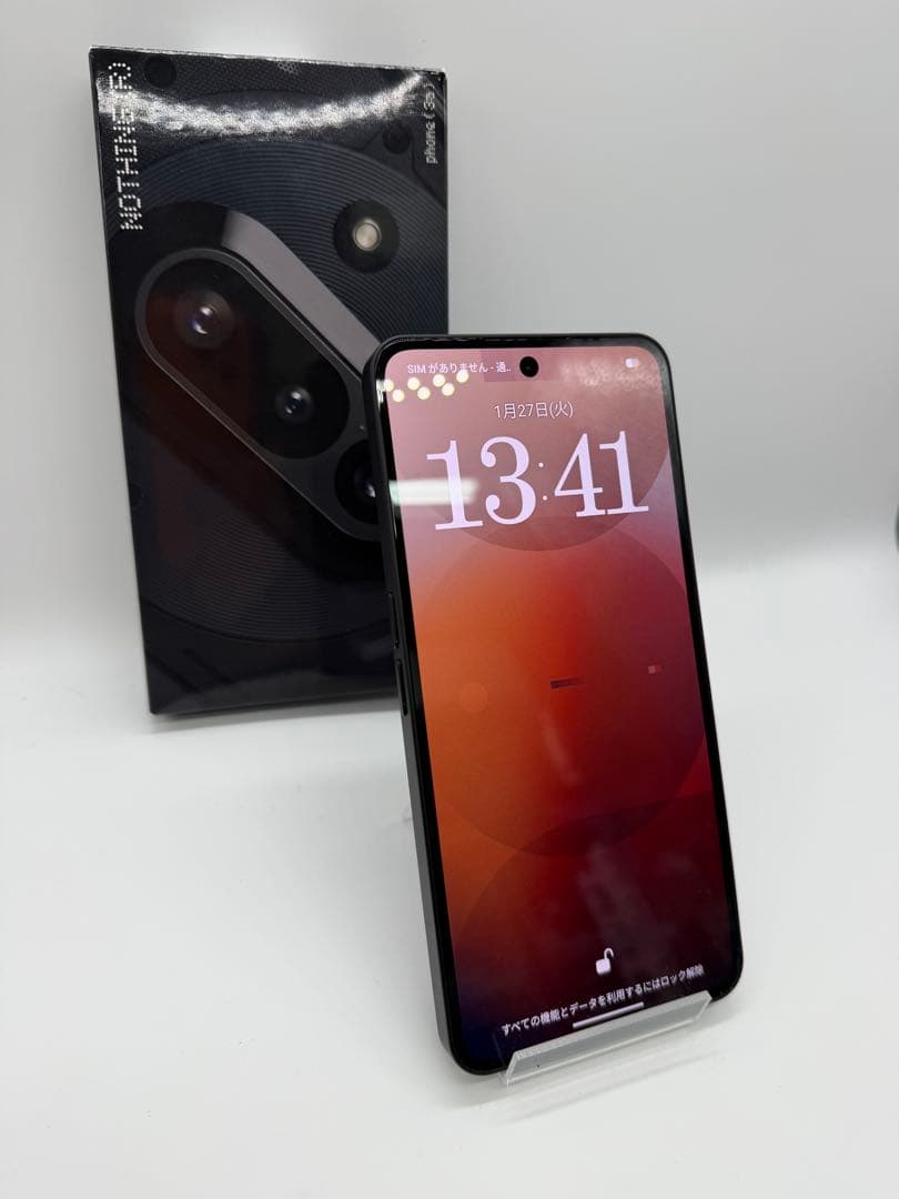 【極美品】Nothing phone 3a ブラック128GB 付属品完備！