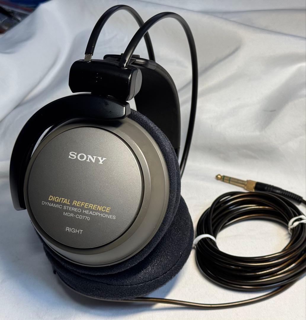 美品 SONY MDR-CD770 ヘッドホン 動作確認 レア