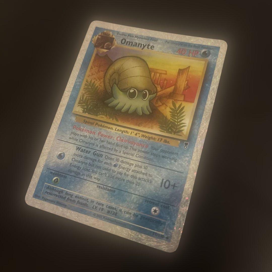 オムナイト 英語版 Legendary Collection リバースホロ