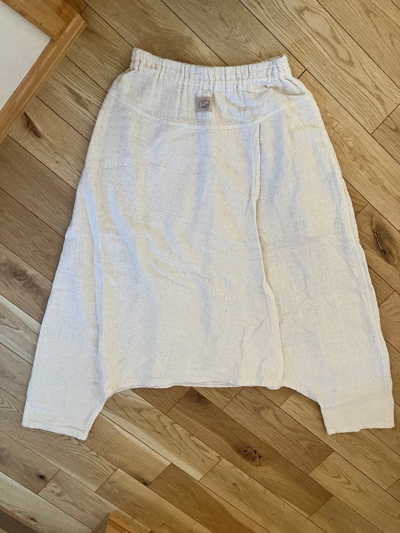 うさと　モモンガパンツ　キナリ　着丈94