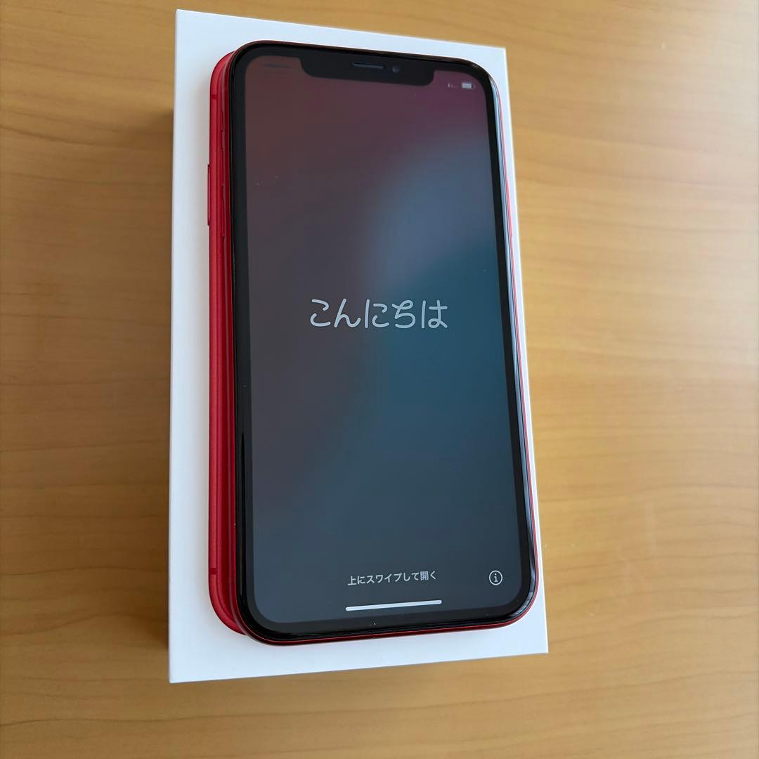 I phone XR 64GB Red ,ライトニングケーブル 送料込み