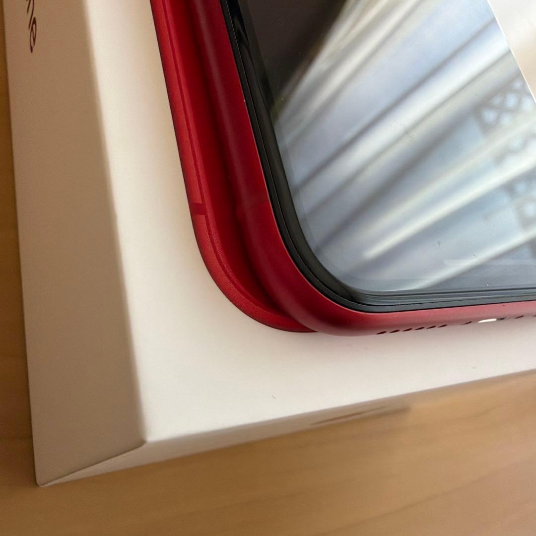 I phone XR 64GB Red ,ライトニングケーブル 送料込み