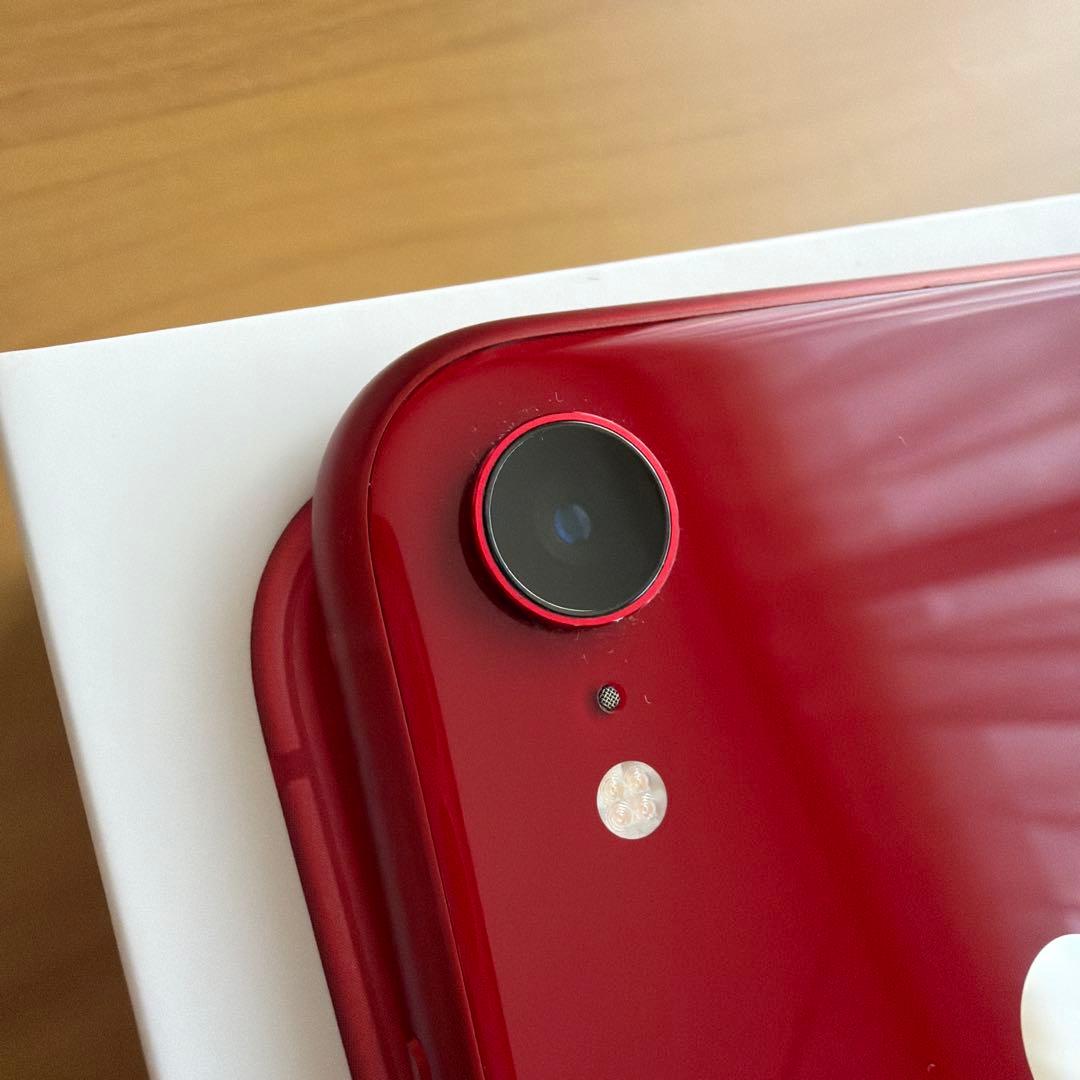 I phone XR 64GB Red ,ライトニングケーブル 送料込み