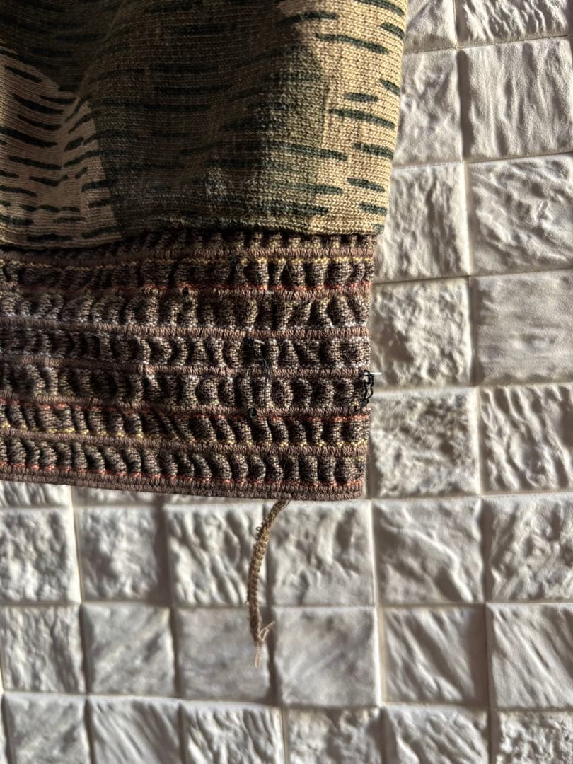 キャピタル KAPITAL 迷彩 スウェット ベスト ノースリーブ