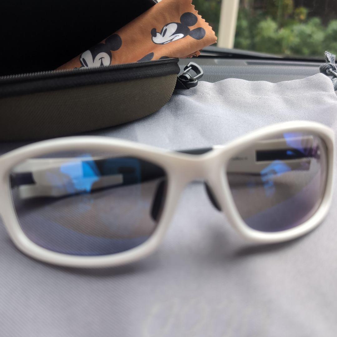 9999 platinum スポーツサングラスホワイト