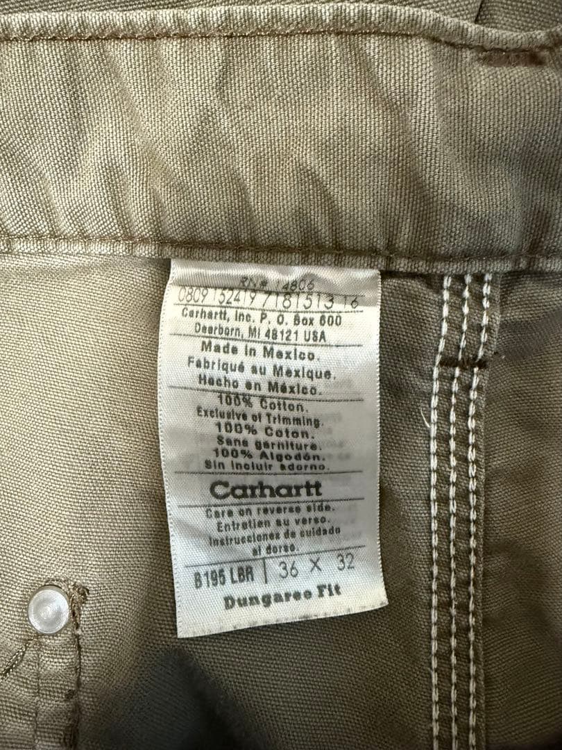 Carhartt ダブルニー　ワークパンツ　36×32