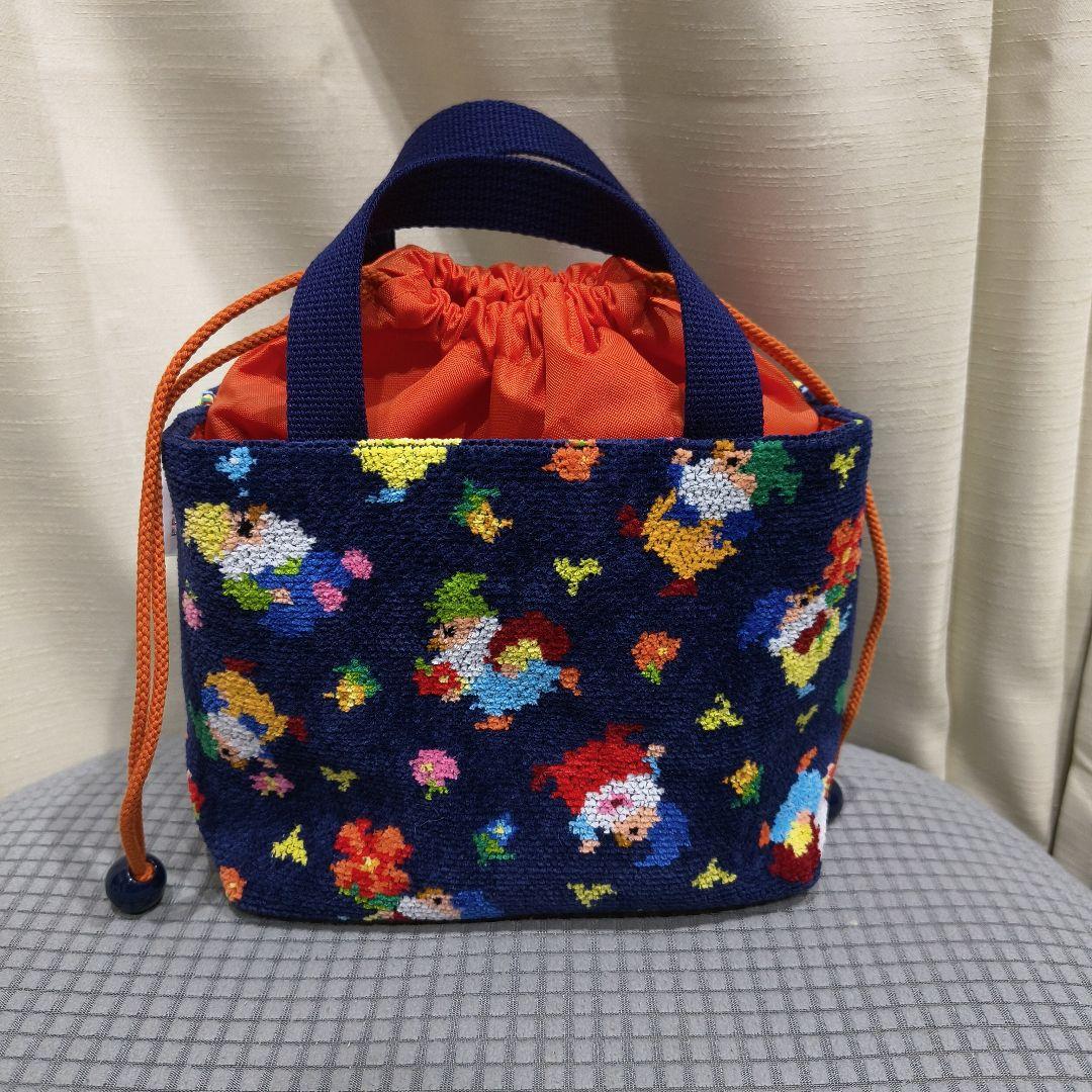 FEILER 巾着ハンドバッグ ハンカチ ショップ袋付き