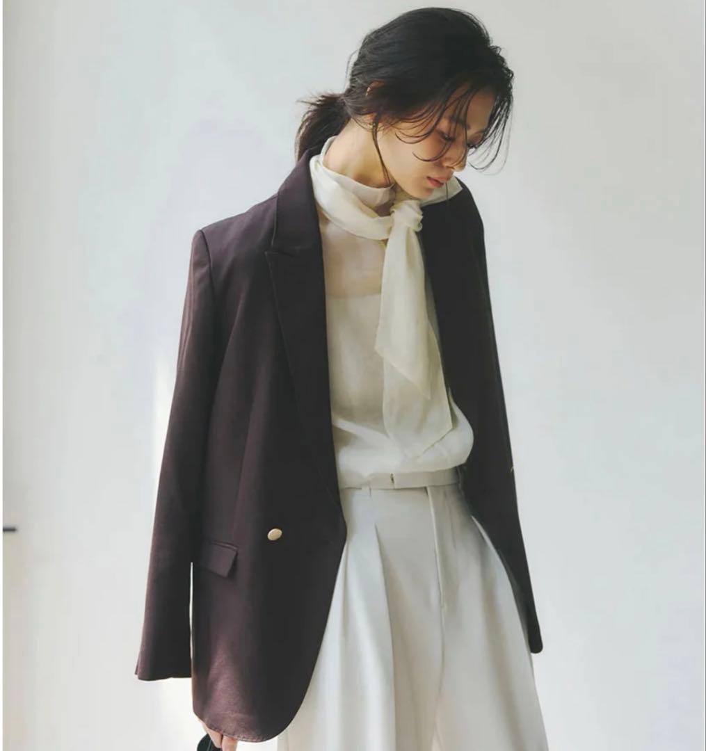 anuans ベーシックダブルジャケット BROWN 2サイズ