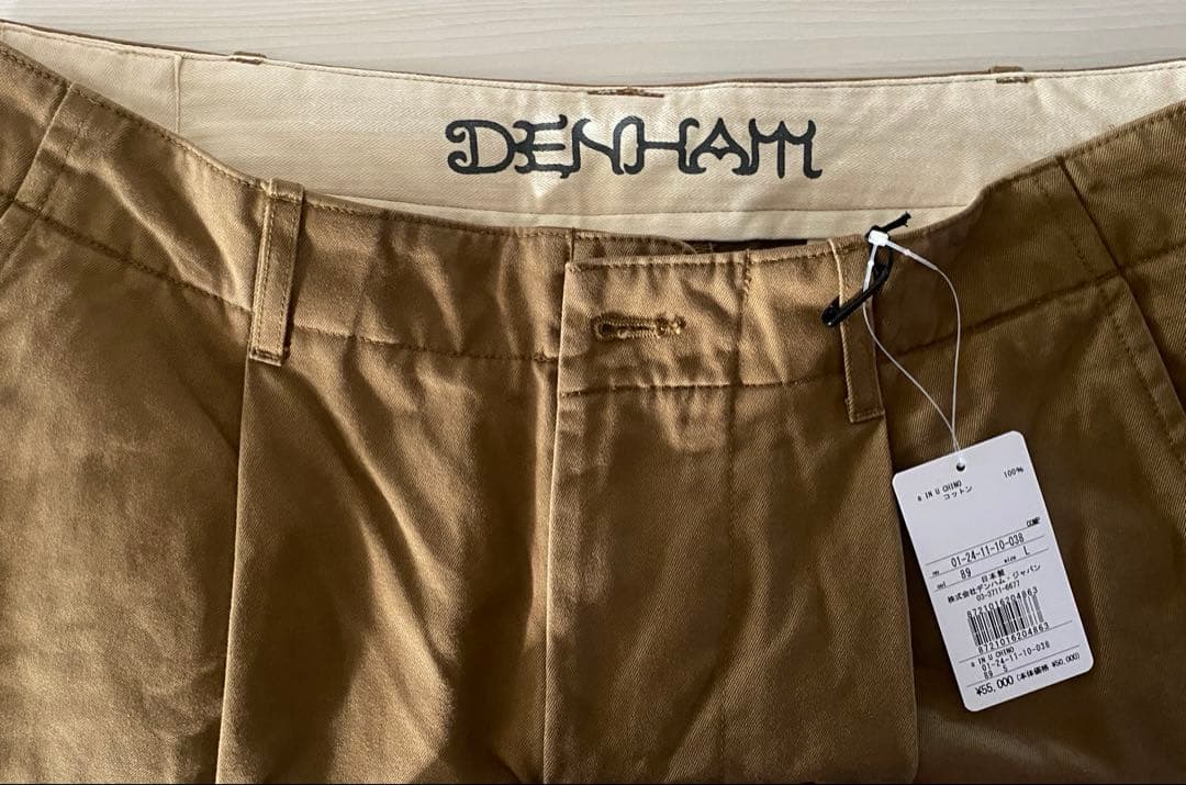 DENHAM デンハム a IN U CHINO チノパン 新品 パンツ L