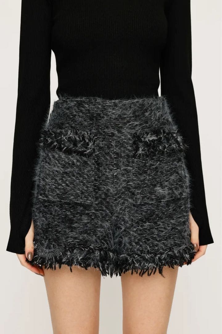 sly FLUFFY TWEED ショートパンツ