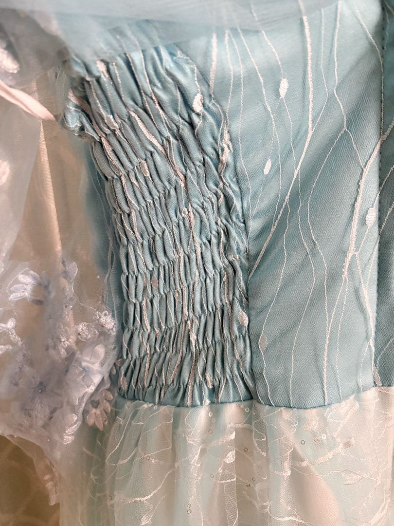 【新品未使用】カラオケ 演奏会 発表会 水色ドレス