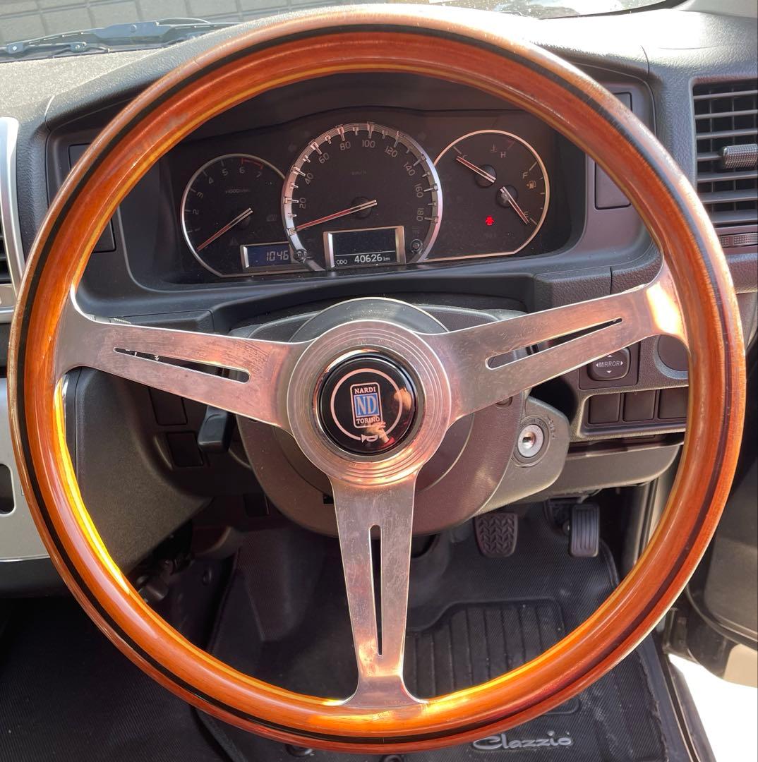 【ハイエース必見】ナルディ クラシックウッドステアリング 36.5パイ 希少