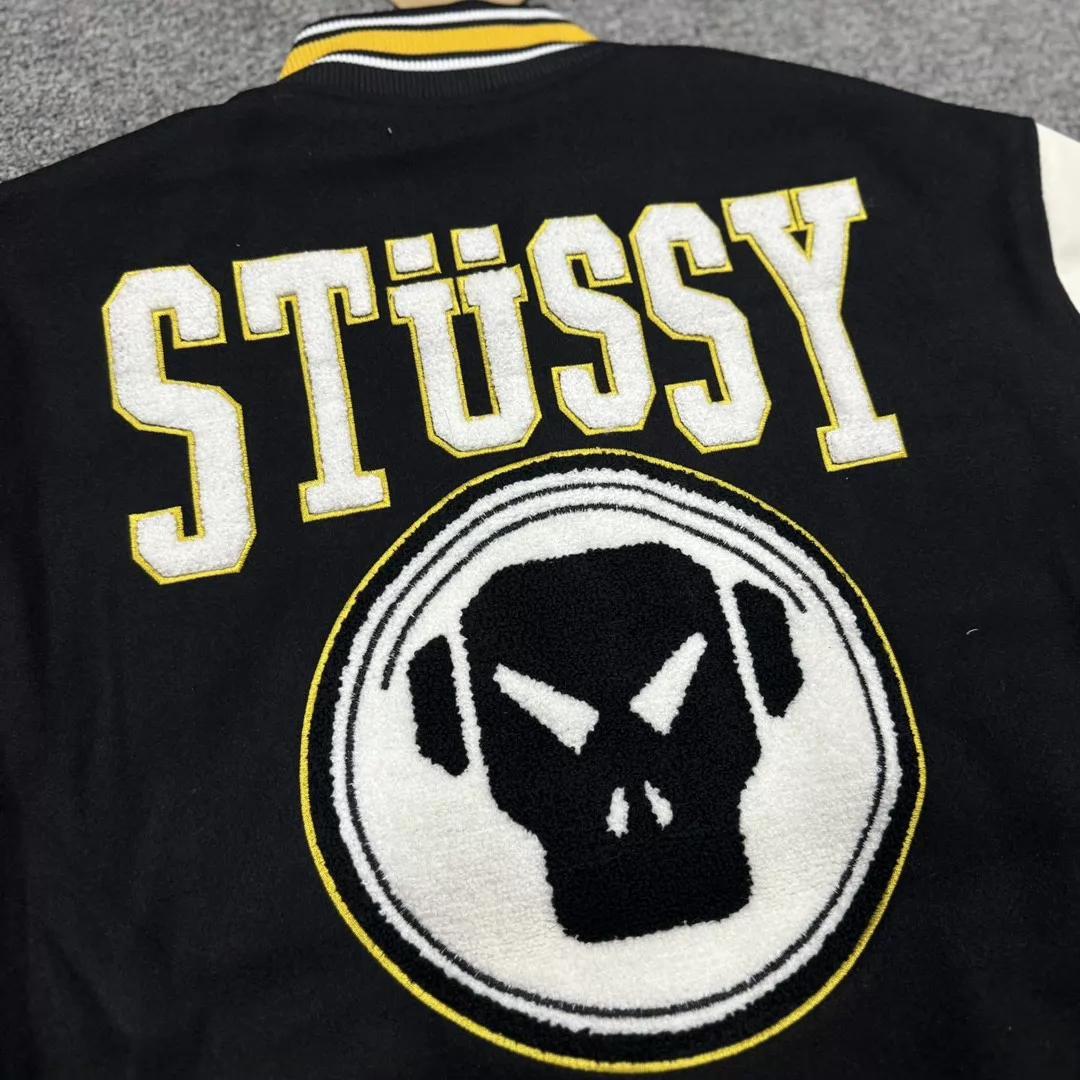 美品Stüssy x lheadz バイカラー スタジャン M