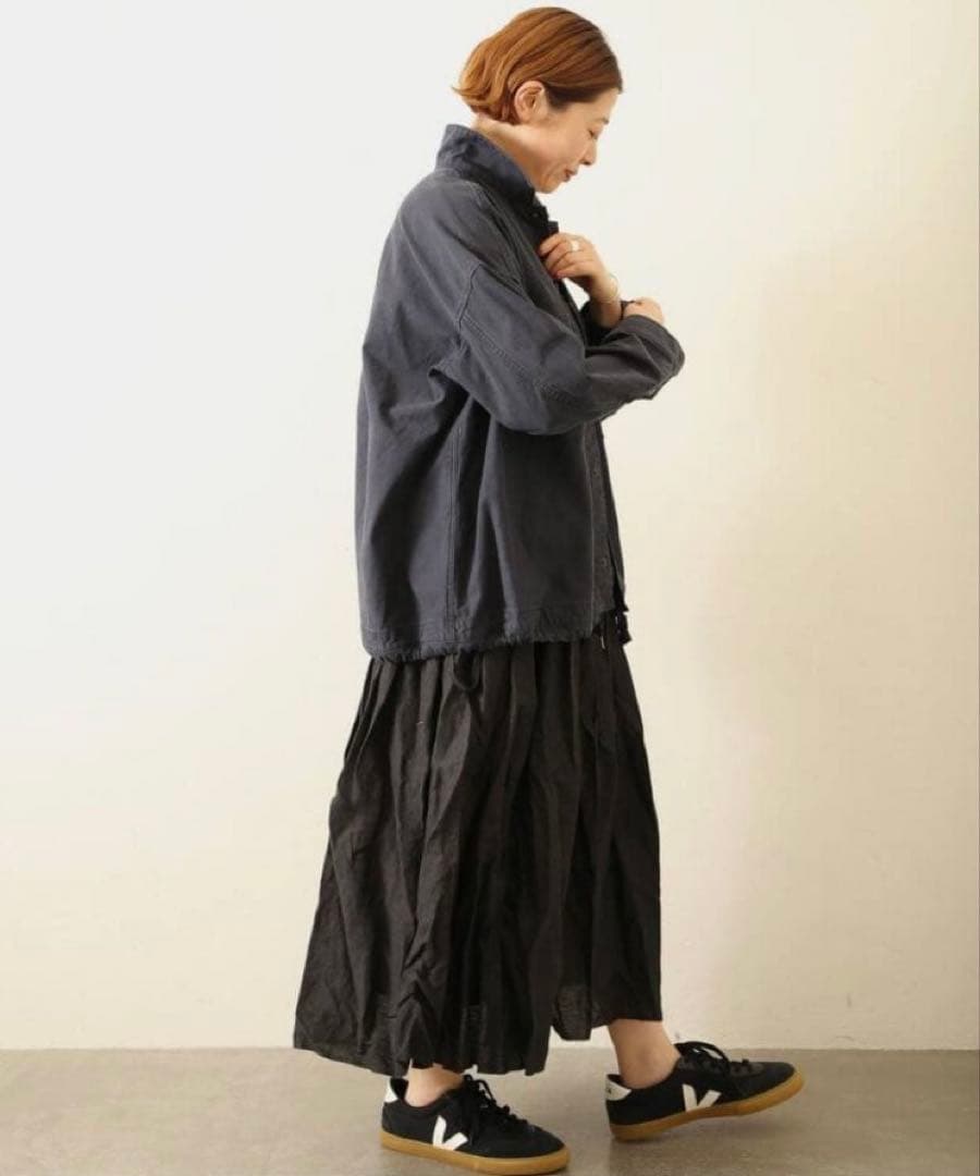 土日限定値下げ❗️ジャーナルスタンダードラックス バックサテン ミリタリーブルゾン