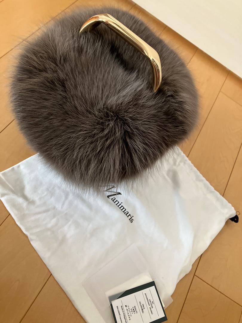 ぽーちゃん　マニマリスBALLONÉパンケーキバスケットダブルきのこファー