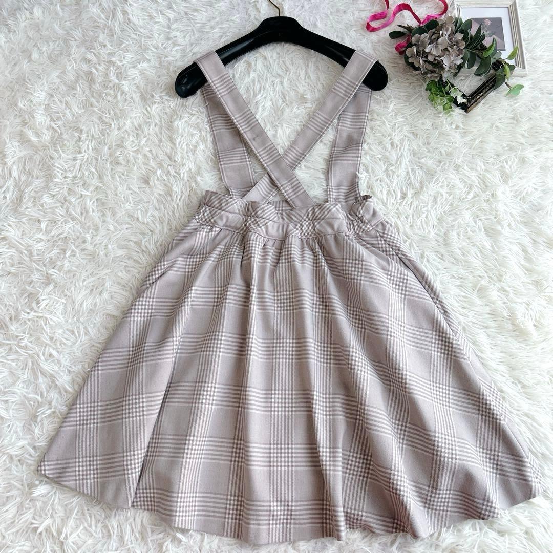 美品✨豪華4点セット　メゾピアノ卒服160cm モカ　チェック柄　甘め　上品