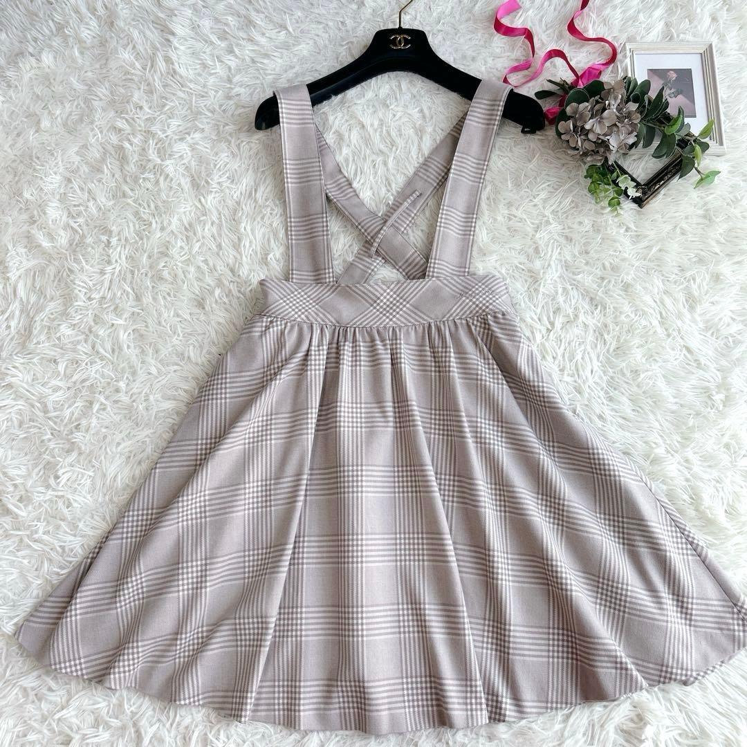 美品✨豪華4点セット　メゾピアノ卒服160cm モカ　チェック柄　甘め　上品