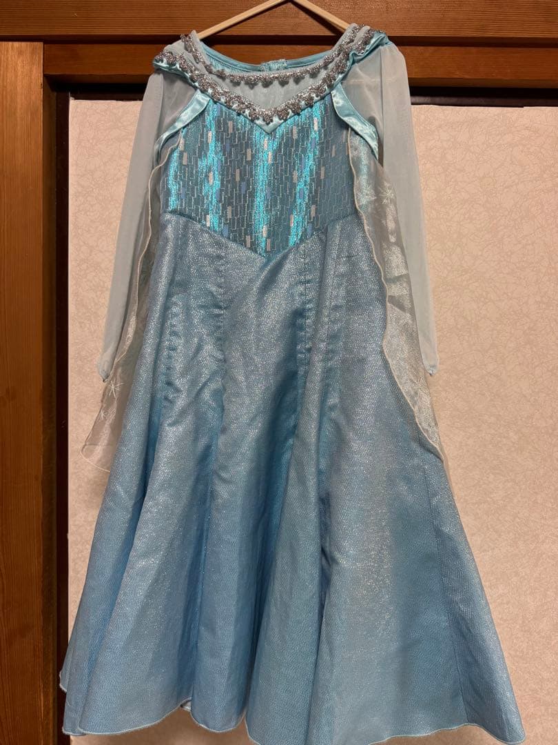 ディズニー公式　ビビディバビディブティクドレス　エルサ　110センチ