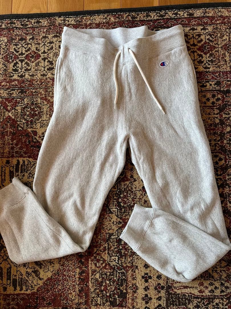 【美品】Champion チャンピオン 青タグ 上下セット グレー セットアップ