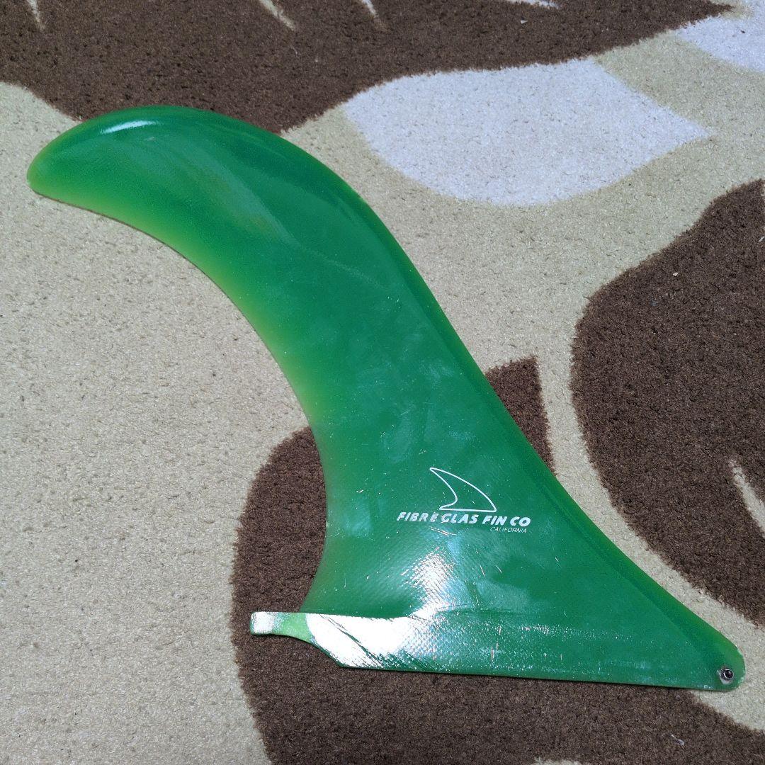 FIBRE GLAS FIN CO サーフボードフィン 緑　特大サイズ