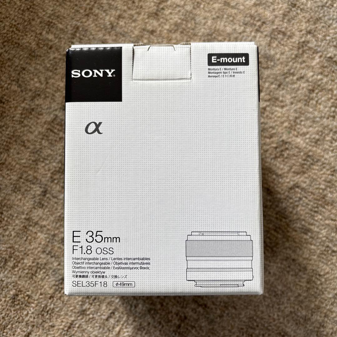 SONY E 35mm F1.8 OSS レンズ　新品未使用