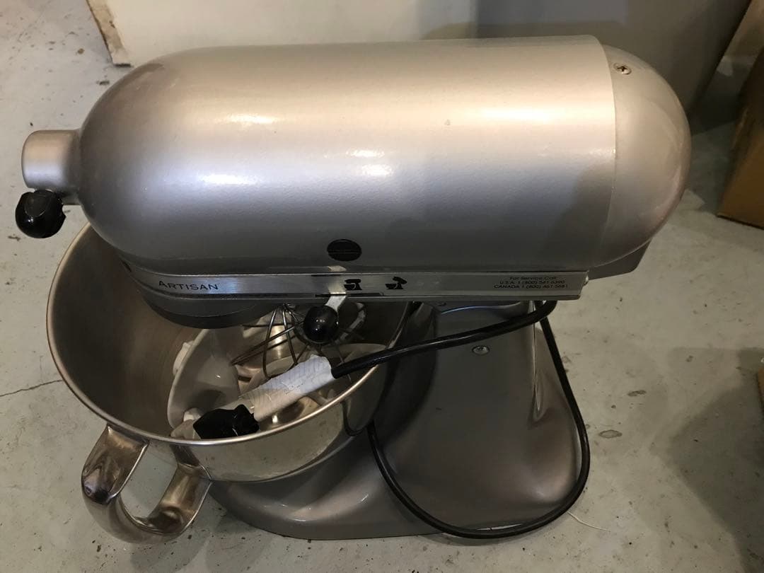 KitchenAid Max Watts325 スタンドミキサー シルバー
