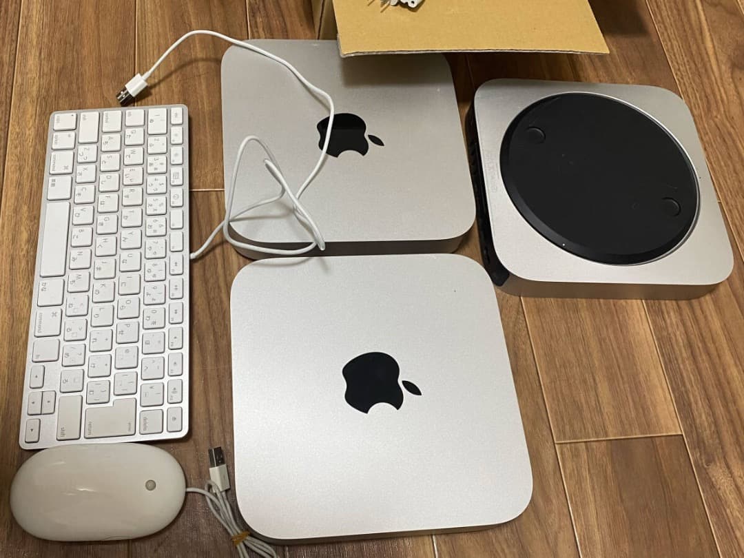 Mac mini A1347 ジャンク2.5台＋キーボードマウス