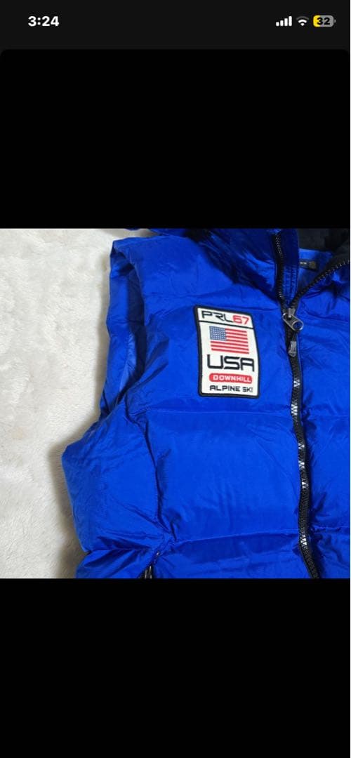 あ*様 完売品 ポロラルフローレン ダウンベスト ビッグポニー USAパッチ M