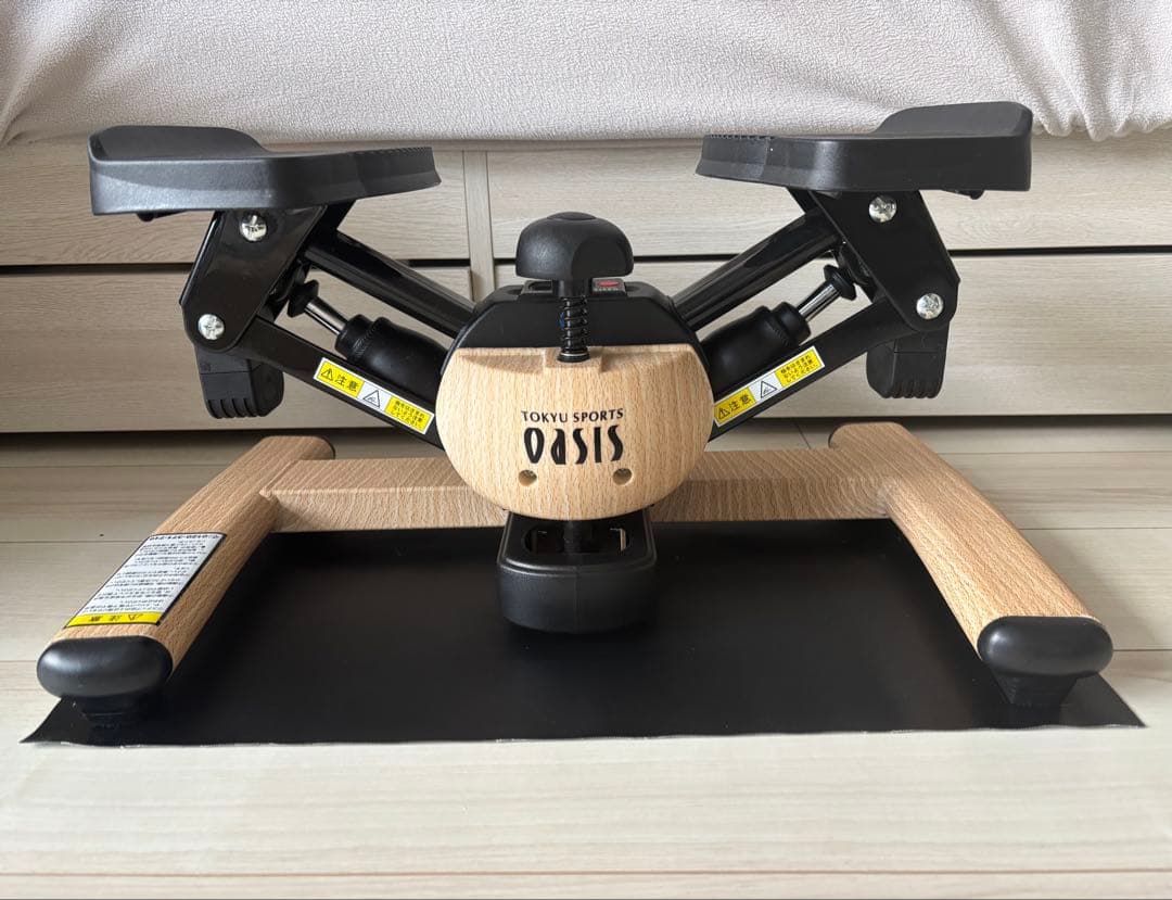 【シート付き】東急スポーツオアシス 木目調 ツイストステッパー